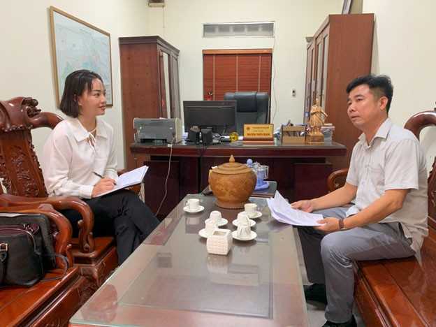 Chủ tịch UBND xã Sài Sơn – Ông Nguyễn Thiên Mạch chia sẻ về xây dựng Nông thôn mới kiểu mẫu tại xã Sài Sơn