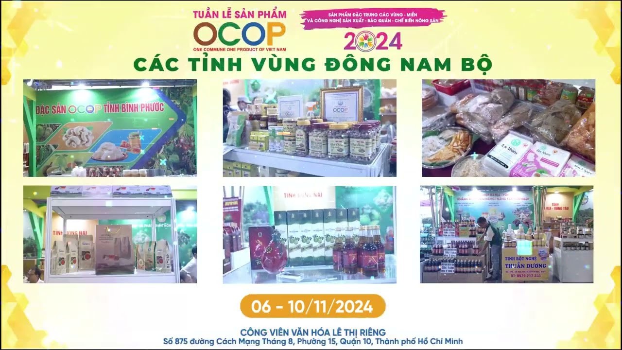 Tuần lễ sản phẩm OCOP, sản phẩm đặc trưng các vùng - miền năm 2024 Tuần lễ sản phẩm OCOP, sản phẩm đặc trưng các vùng - miền năm 2024