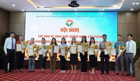 quang binh them 11 san pham duoc cong nhan san pham cnnt tieu bieu