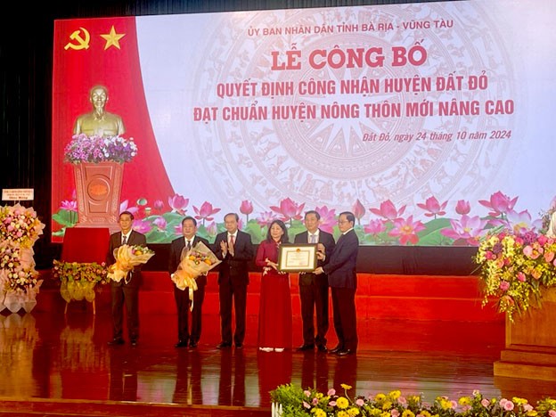 Huyện Đất Đỏ đạt nông thôn mới nâng cao