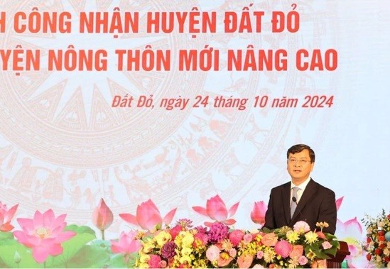 Ông Nguyễn Công Vinh, Phó Chủ tịch Ủy ban Nhân dân tỉnh Bà Rịa-Vũng Tàu phát biểu tại lễ công bố. Ông Nguyễn Công Vinh, Phó Chủ tịch Ủy ban Nhân dân tỉnh Bà Rịa-Vũng Tàu phát biểu tại lễ công bố.