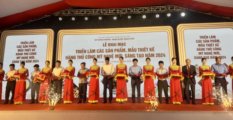 Triển lãm mẫu thiết kế sản phẩm thủ công mỹ nghệ sáng tạo tại huyện Thạch Thất - Hà Nội năm 2024