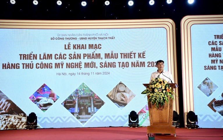 Triển lãm mẫu thiết kế sản phẩm thủ công mỹ nghệ sáng tạo tại huyện Thạch Thất - Hà Nội năm 2024 Triển lãm mẫu thiết kế sản phẩm thủ công mỹ nghệ sáng tạo tại huyện Thạch Thất - Hà Nội năm 2024