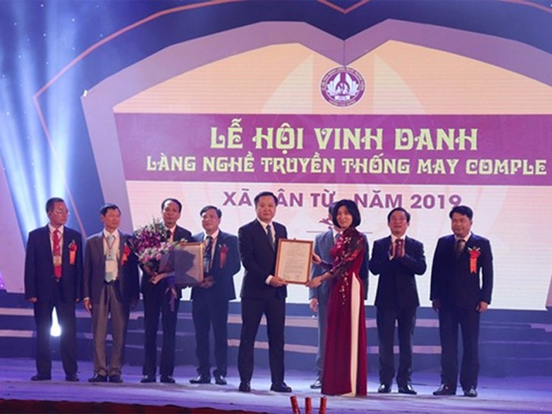 Xã Vân Từ được công nhận là làng nghề du lịch của Hà Xã Vân Từ được công nhận là làng nghề du lịch của Hà