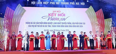 Tôn vinh sản phẩm nông nghiệp sáng tạo, làng nghề của Phụ nữ Thủ đô và Vùng Đồng bằng sông Hồng