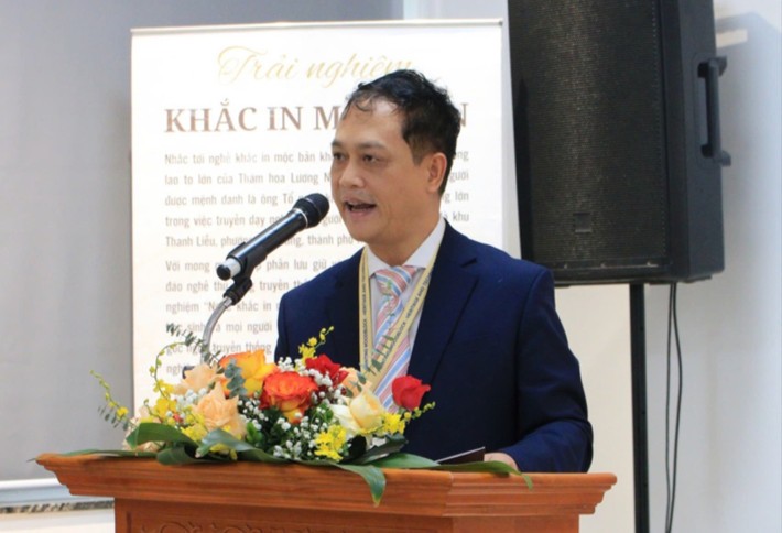 Hiệu trưởng Trường Khoa học liên ngành và Nghệ thuật, PGS.TS Nguyễn Văn Hiệu phát biểu khai mạc Hội thảo Hiệu trưởng Trường Khoa học liên ngành và Nghệ thuật, PGS.TS Nguyễn Văn Hiệu phát biểu khai mạc Hội thảo