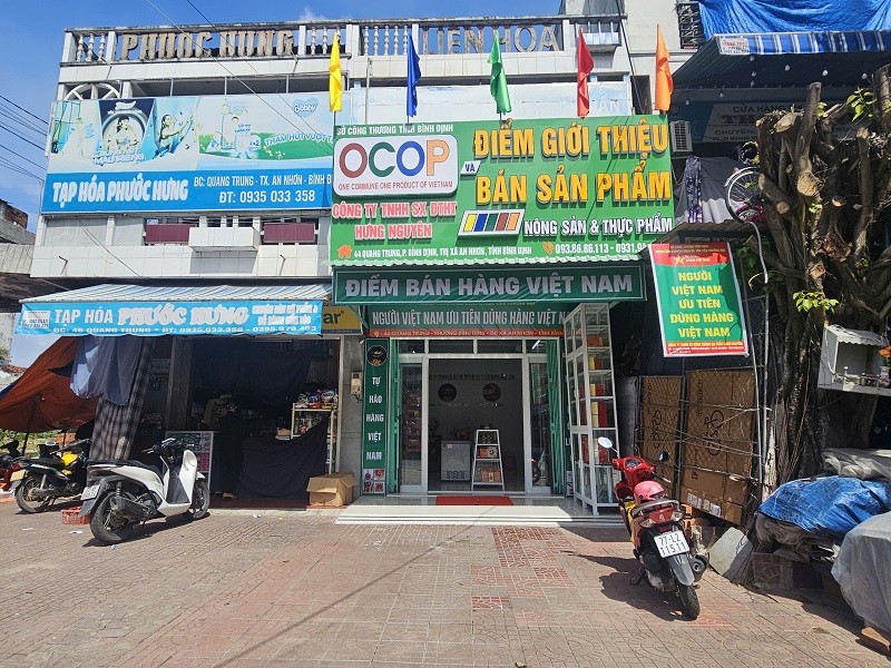 Điểm giới thiệu bán sản phẩm OCOP tại thị xã An Nhơn 