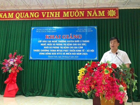 thanh hoa tang cuong dao tao nghe cho lao dong lang nghe vung nong thon vung dac biet kho khan