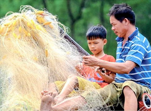 Làng nghề đan lưới Vân Trình Di sản văn hoá bền vững