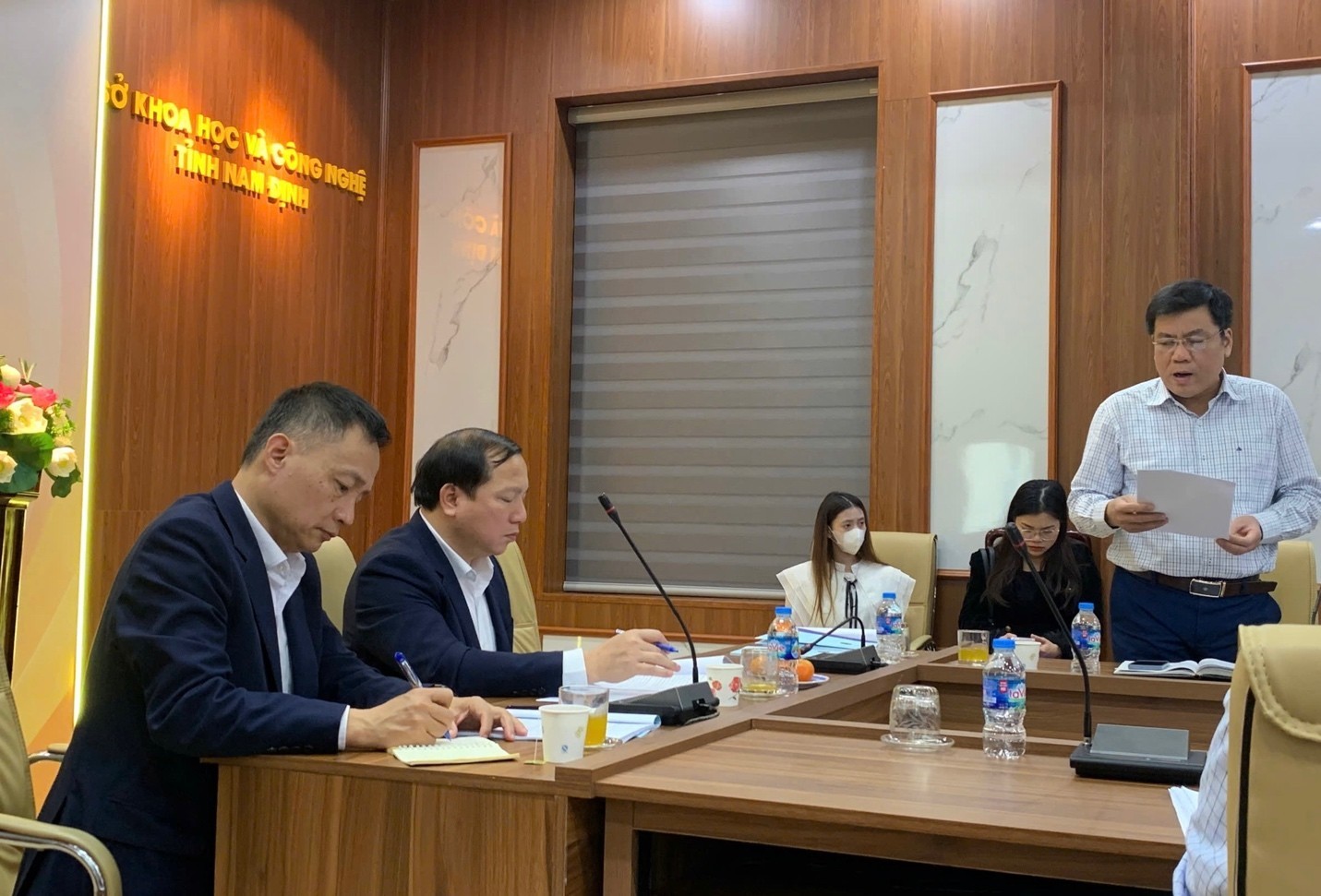 Ông Dương Anh Tuấn, Phó Chủ tịch liên minh HTX tỉnh Nam Định chia sẻ bài học từ chuỗi giá trị tép moi Hùng Cường