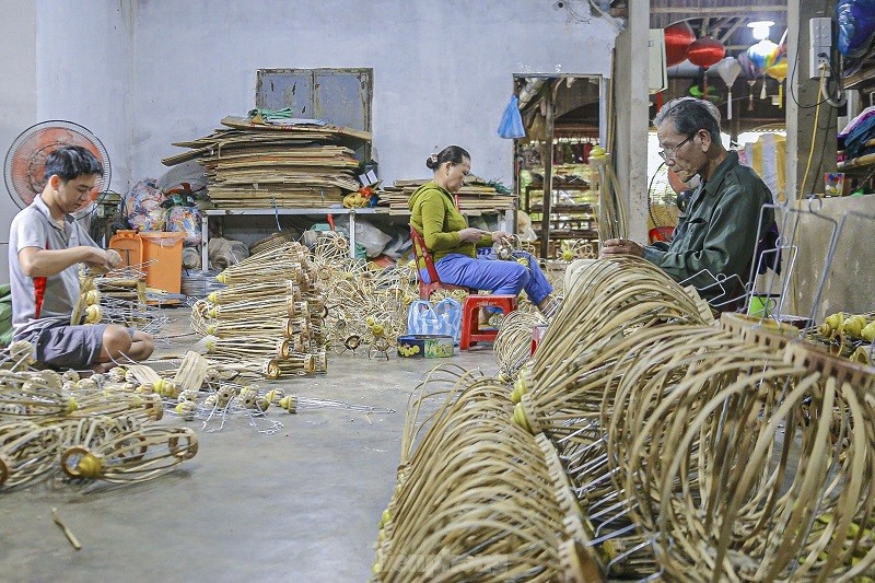 Làng nghề đèn lồng Hội An tất bật vào vụ Tết Làng nghề đèn lồng Hội An tất bật vào vụ Tết