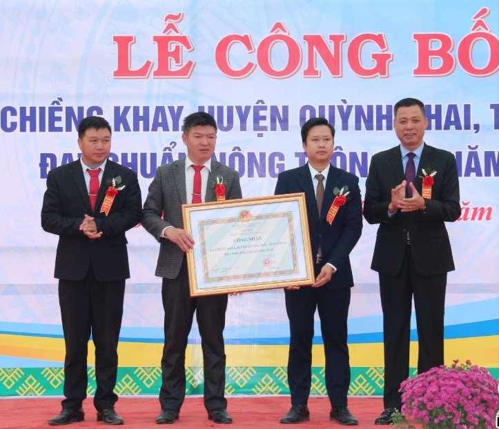 Sơn La: Xã Chiềng Khay đạt chuẩn nông thôn mới