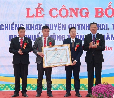 son la xa chieng khay dat chuan nong thon moi