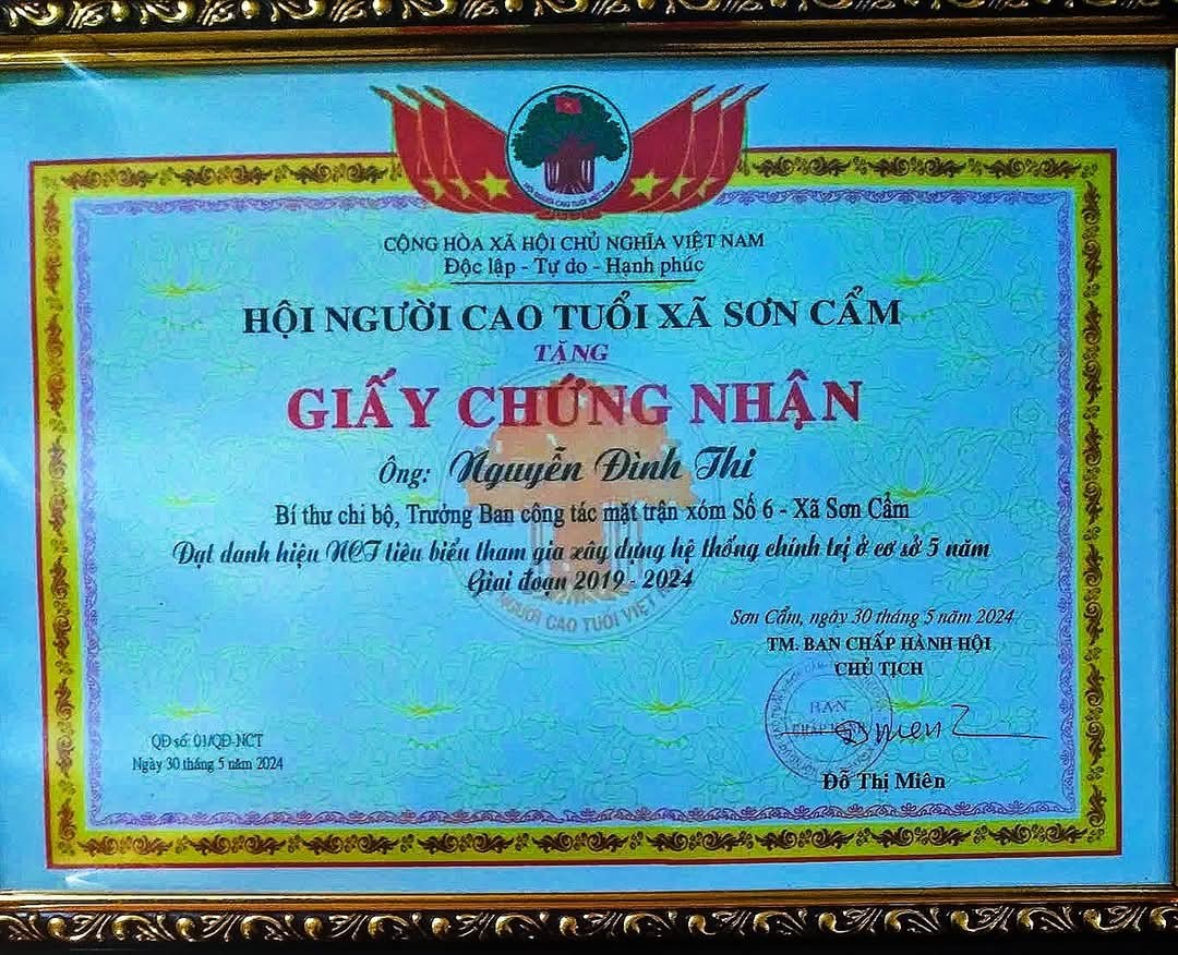 Cựu chiến binh, thương binh Nguyễn Đình Thi, tận tụy với phong trào địa phương Cựu chiến binh, thương binh Nguyễn Đình Thi, tận tụy với phong trào địa phương