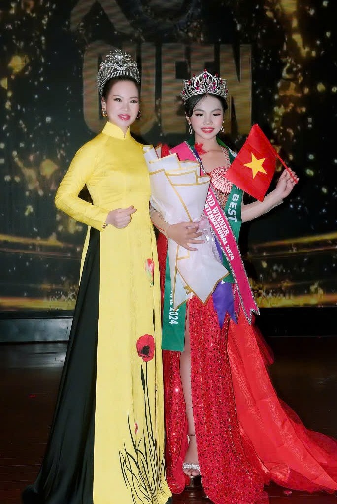 Nguyễn Phương Trà đoạt vương miện Queen Kid international 2024