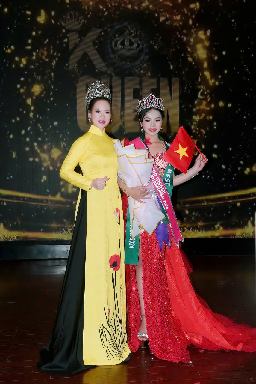 Nguyễn Phương Trà đoạt vương miện Queen Kid international 2024 Nguyễn Phương Trà đoạt vương miện Queen Kid international 2024