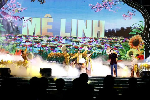 Festival hoa Mê Linh lần thứ 2: Vinh danh giá trị nghề trồng hoa
