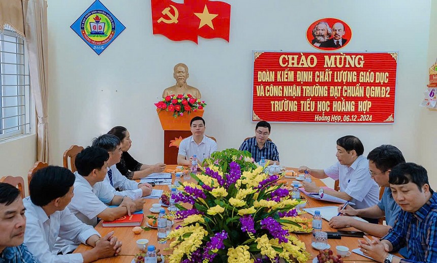 Trường Tiểu học Hoằng Hợp Từng bước nâng cao chất lượng giáo dục toàn diện