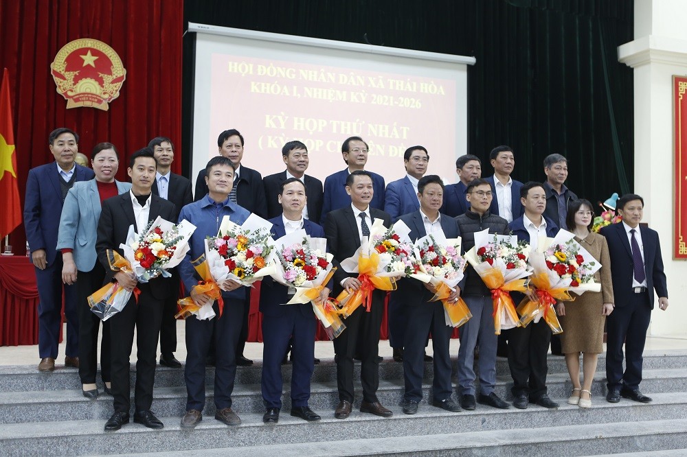 Xã Thái Hòa (huyện Ứng Hòa, Thành phố Hà Nội): Ra mắt bộ máy chính quyền mới sau hợp nhất ba xã