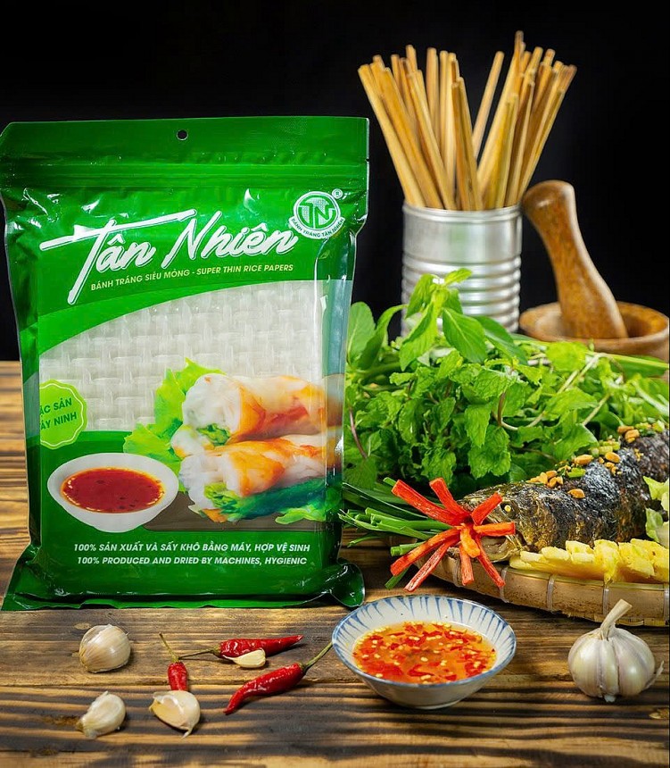 Sản phẩm bánh tráng siêu mỏng không cần nhúng nước sở hữu tính tiện lợi và giá trị độc đáo, giúp Tân Nhiên đáp ứng nhu cầu của người tiêu dùng tại những thị trường khó tính như Châu Âu Sản phẩm bánh tráng siêu mỏng không cần nhúng nước sở hữu tính tiện lợi và giá trị độc đáo, giúp Tân Nhiên đáp ứng nhu cầu của người tiêu dùng tại những thị trường khó tính như Châu Âu