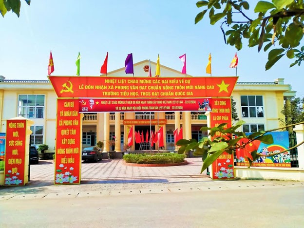 Trụ sở Đảng ủy, HĐND, UBND xã Phong Vân Trụ sở Đảng ủy, HĐND, UBND xã Phong Vân