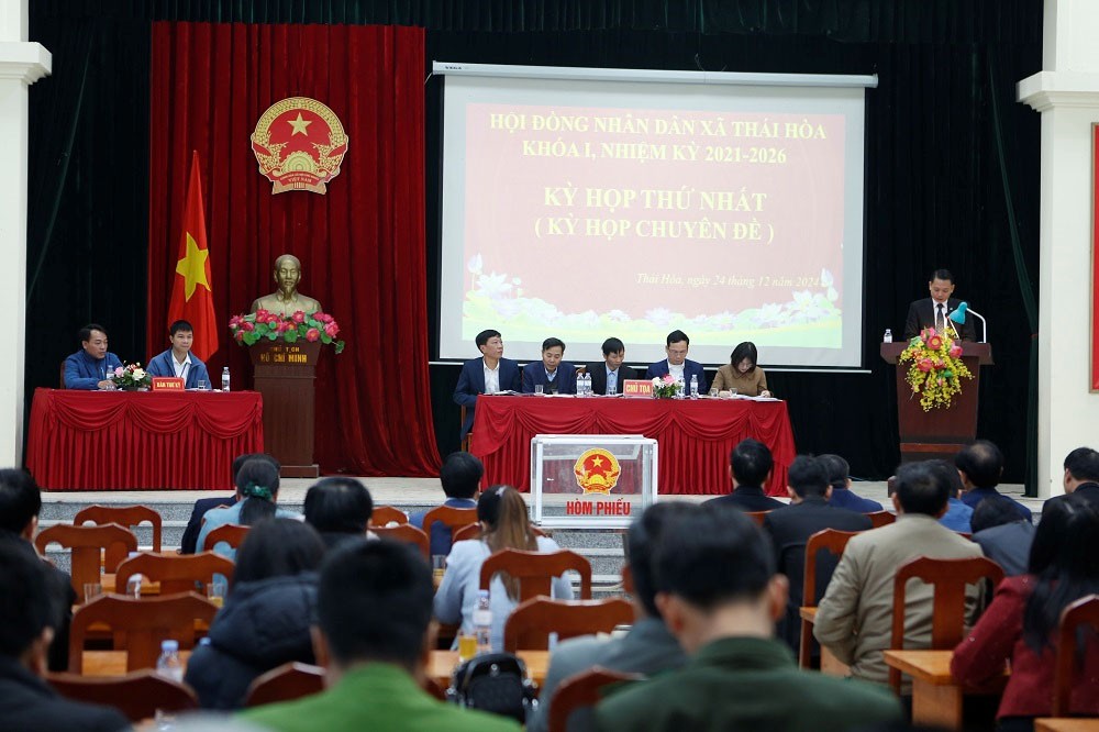 Xã Thái Hòa (TP. Hà Nội): Ra mắt bộ máy chính quyền mới sau hợp nhất ba xã