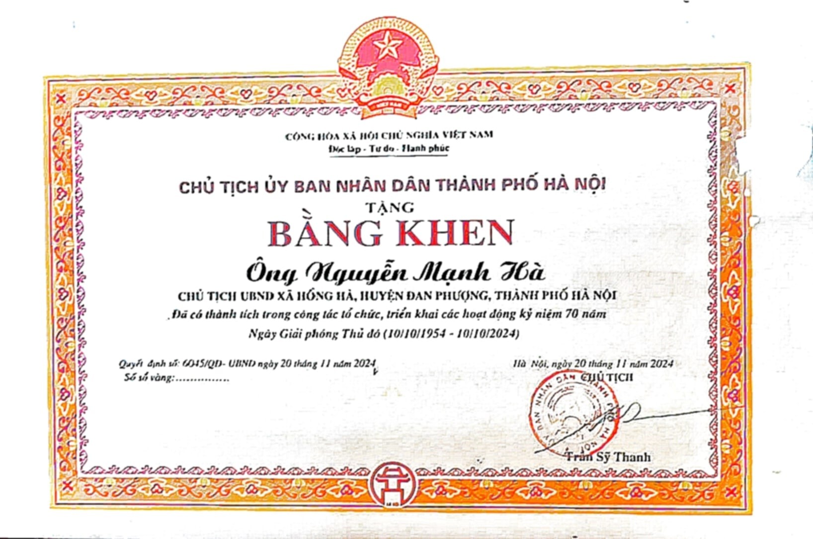 Huyện Đan Phương (Hà Nội): Xã Hồng Hà hướng tới sự hài lòng của người dân Huyện Đan Phương (Hà Nội): Xã Hồng Hà hướng tới sự hài lòng của người dân