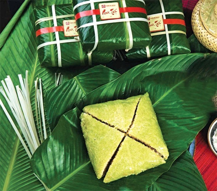 Tết về gói bánh chưng xanh Tết về gói bánh chưng xanh