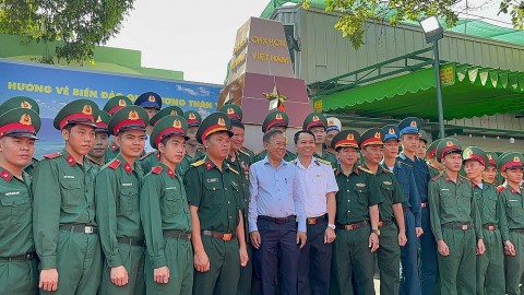 TP. HCM: Khánh thành biểu tượng Cột mốc chủ quyền đảo Trường Sa tại TP. Thủ Đức