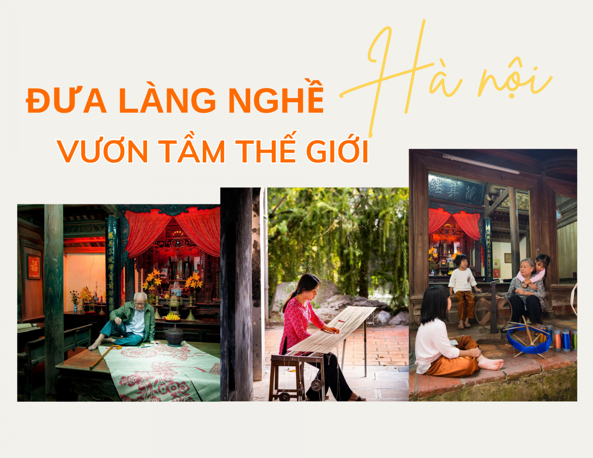 Hai làng nghề đầu tiên gia nhập mạng lưới thành phố thủ công sáng tạo toàn cầu