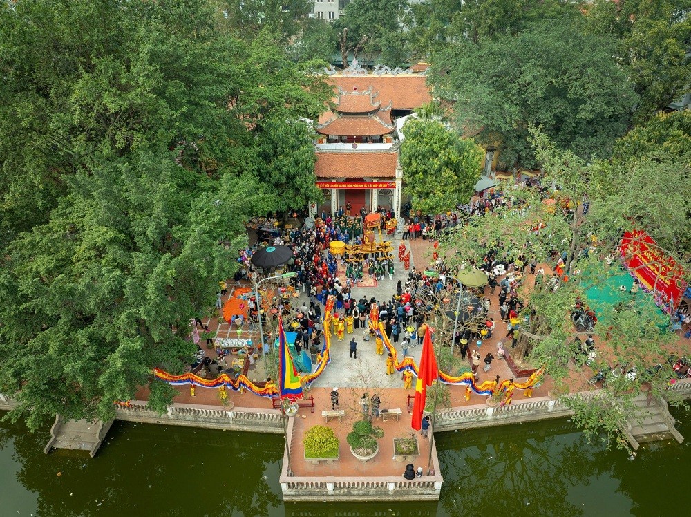 Rước Thánh hoàn cung – Nghi lễ tối linh trong lễ hội truyền thống làng Triều Khúc