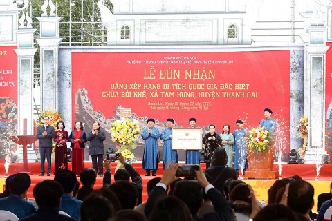 Chùa Bối Khê xếp hạng Di tích Quốc gia đặc biệt