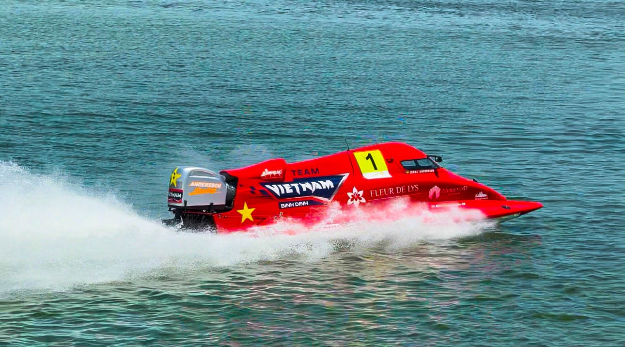 Giải đua thuyền máy F1H2O trở lại Bình Định năm 2025