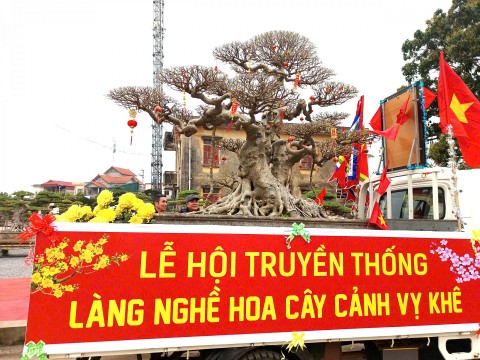 le hoi hoa cay canh vi khe net dep van hoa truyen thong