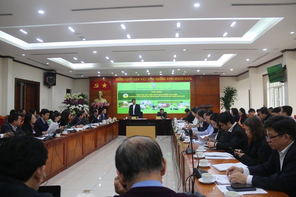 Sáng ngày 20/2, tại Hà Nội, Bộ NN&PTNT tổ chức Hội thảo tham vấn lấy ý kiến góp ý định hướng thực hiện chương trình Mục tiêu Quốc gia (MTQG) xây dựng nông thôn mới (NTM) giai đoạn 2026 – 2030. Sáng ngày 20/2, tại Hà Nội, Bộ NN&PTNT tổ chức Hội thảo tham vấn lấy ý kiến góp ý định hướng thực hiện chương trình Mục tiêu Quốc gia (MTQG) xây dựng nông thôn mới (NTM) giai đoạn 2026 – 2030.