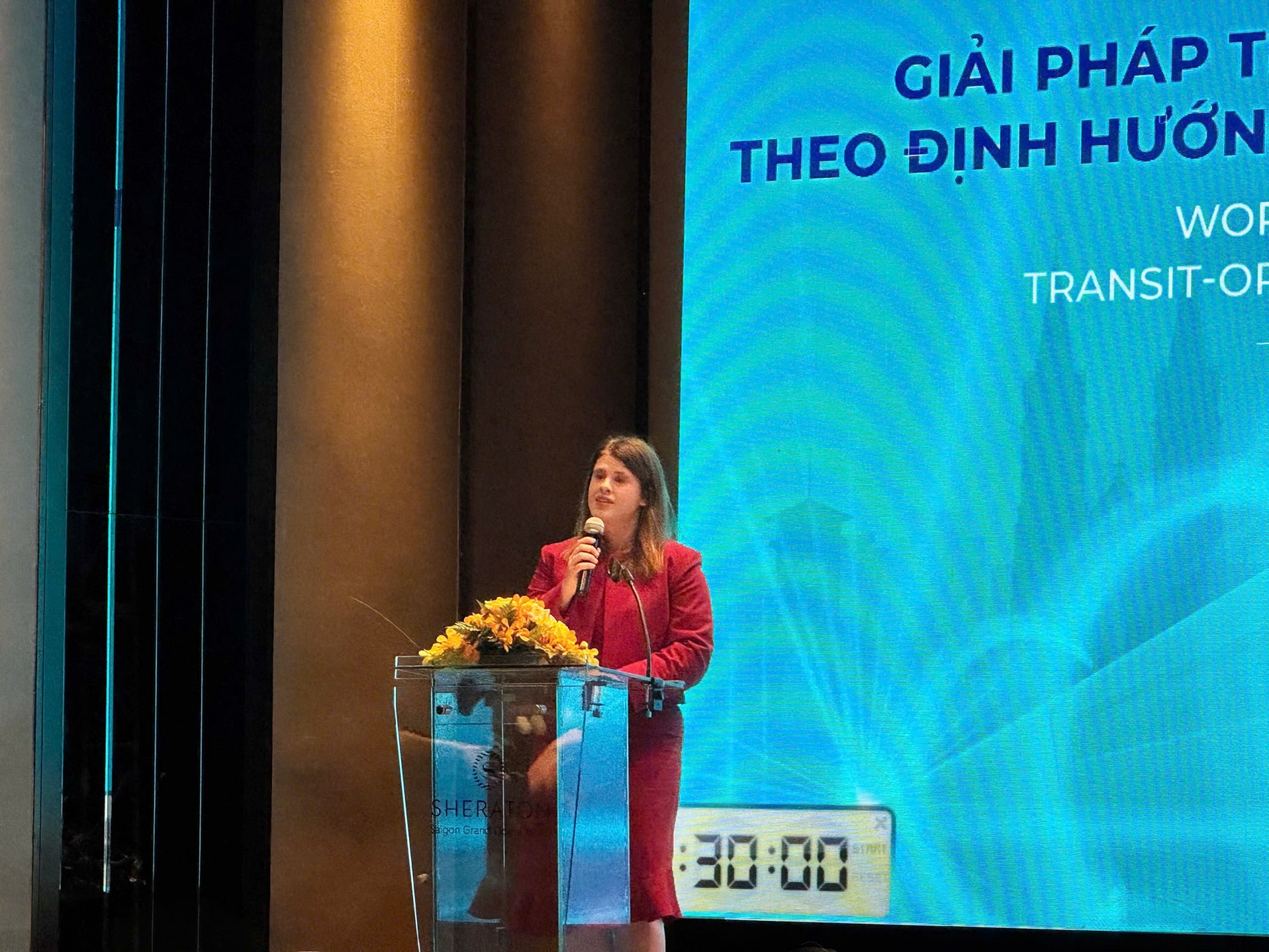Bà Alexandra Smith – Tổng Lãnh sự Anh tại TP. HCM phát biểu khai mạc Hội thảo Bà Alexandra Smith – Tổng Lãnh sự Anh tại TP. HCM phát biểu khai mạc Hội thảo