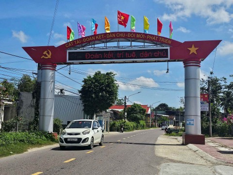 Bình Định: Xã Cát Tài vững vàng tiến bước xây dựng nông thôn mới nâng cao