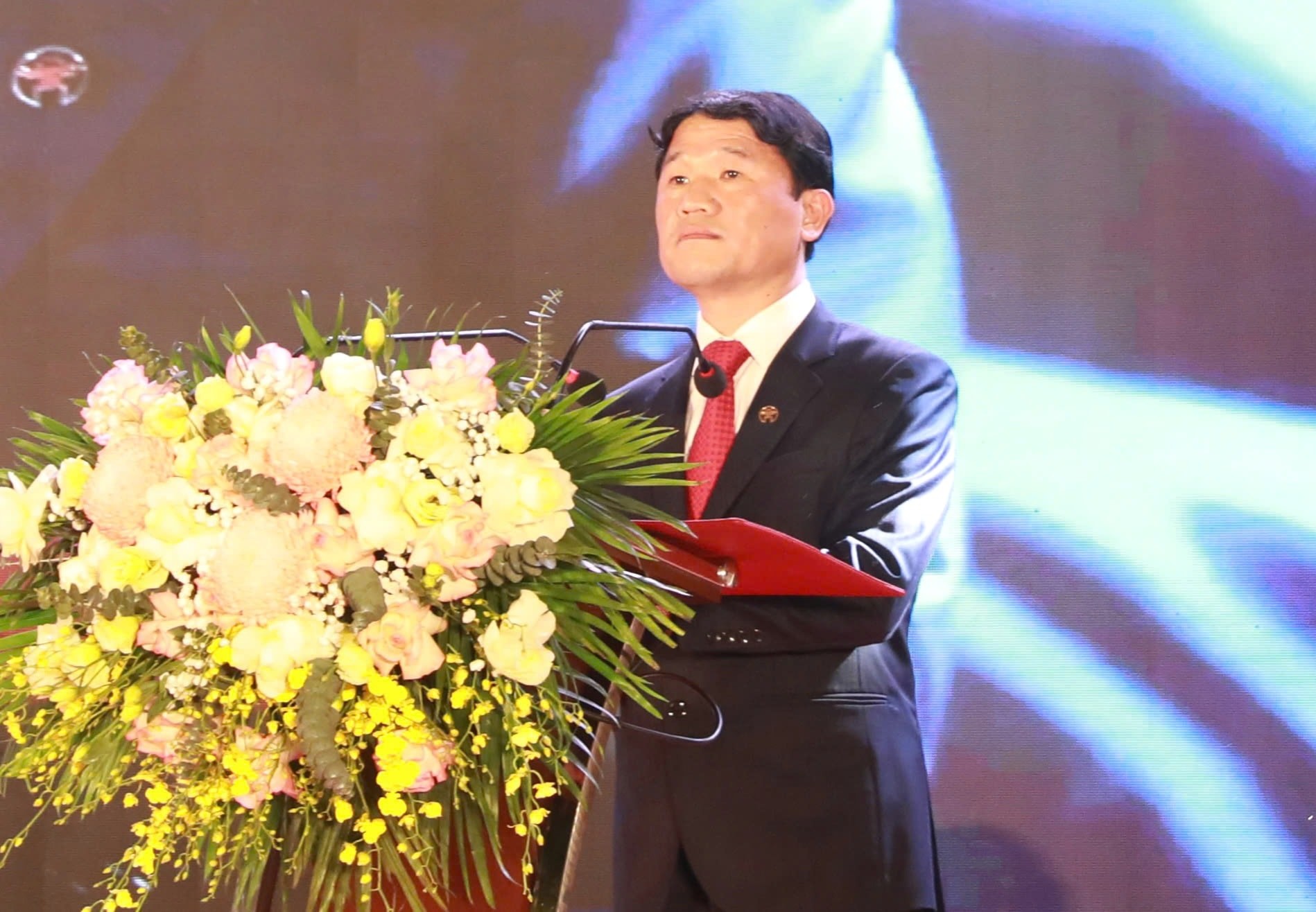 3. Ông  Trương Văn Học - Phó Chủ tịch UBND huyện Gia Lâm phát biểu tại Lễ công bố