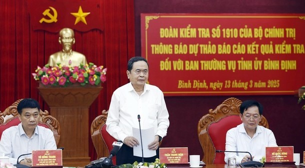 Chủ tịch Quốc hội Trần Thanh Mẫn: Bình Định phải đổi mới, sáng tạo, tăng tốc, bứt phá