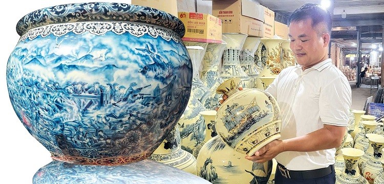 Gốm Kim Lan - Di sản trường tồn cùng thời gian Gốm Kim Lan - Di sản trường tồn cùng thời gian