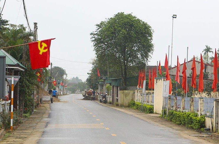 Một góc khu dân cư NTM kiểu mẫu làng nghề chổi đót thôn Hà Ân (Thạch Mỹ, Thạch Hà). Một góc khu dân cư NTM kiểu mẫu làng nghề chổi đót thôn Hà Ân (Thạch Mỹ, Thạch Hà).
