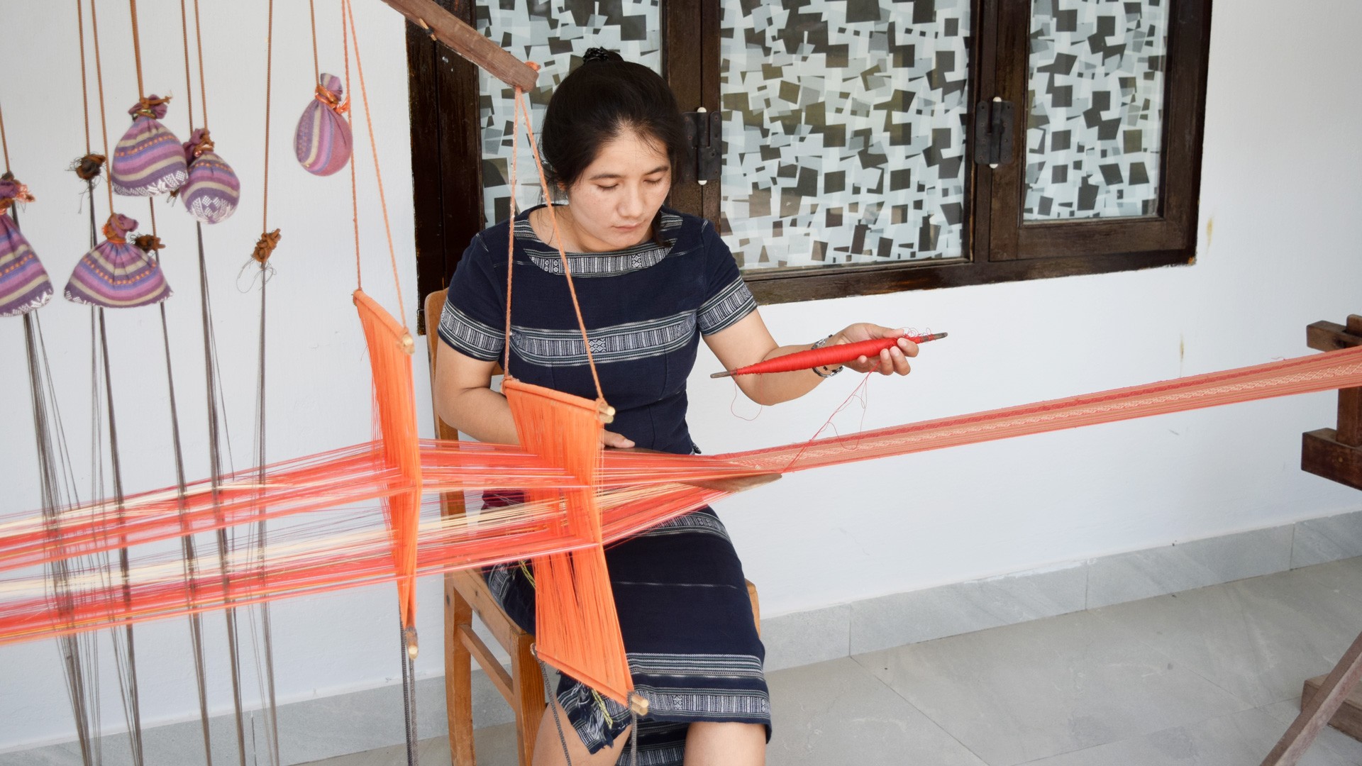 Lâm Đồng: Bảo tồn và phát triển Làng nghề thổ cẩm K’Long Lâm Đồng: Bảo tồn và phát triển Làng nghề thổ cẩm K’Long