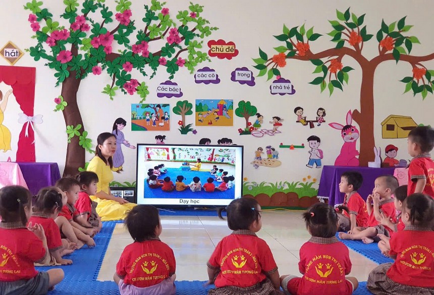 TRƯỜNG MẦM NON THỊ TRẤN 2 NGA SƠN TÍCH CỰC ĐỔI MỚI PHƯƠNG PHÁP DẠY HỌC - LẤY TRẺ LÀM TRUNG TÂM TRƯỜNG MẦM NON THỊ TRẤN 2 NGA SƠN TÍCH CỰC ĐỔI MỚI PHƯƠNG PHÁP DẠY HỌC - LẤY TRẺ LÀM TRUNG TÂM