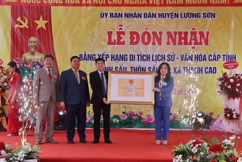 Hòa Bình: Đón Bằng xếp hạng di tích lịch sử văn hoá cấp tỉnh đình Sấu, xã Thanh Cao