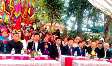 Xã Quảng Châu, TP Hưng Yên tổ chức lễ hội truyền thống Đền thờ Hoàng Bà