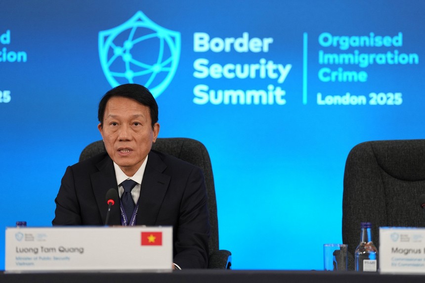 Đại tướng Lương Tam Quang - Bộ trưởng Bộ Công an Việt Nam phát biểu Đại tướng Lương Tam Quang - Bộ trưởng Bộ Công an Việt Nam phát biểu