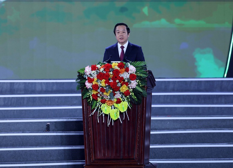 Chủ tịch UBND tỉnh Ninh Bình Phạm Quang Ngọc phát biểu tại buổi lễ - Ảnh: VGP/Đức Tuân Chủ tịch UBND tỉnh Ninh Bình Phạm Quang Ngọc phát biểu tại buổi lễ - Ảnh: VGP/Đức Tuân