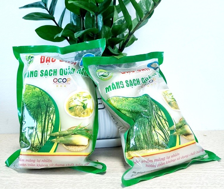 Sản phẩm măng tươi sạch Hạnh Quân OCOP 3 sao - anh Nguyễn Xuân Quân    Cao Viên, Thanh Oai, (Hà Nội)