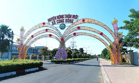 Tiền Giang: Sức sống mới ở huyện nông thôn mới nâng cao Gò Công Đông