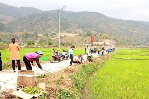Về xã nông thôn mới nâng cao Lay Nưa